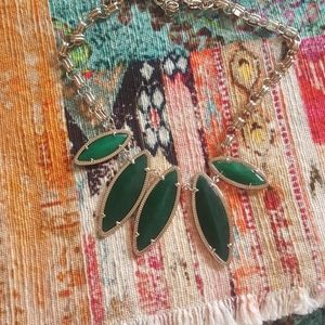 Kendra Scott Vintage Joan Green Jade Necklace